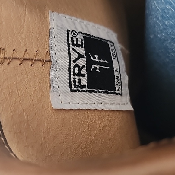 FRYE VINTAGE Chesnut Leather Tall Riding Boots 6.5 OTK Goth Buckles Renaissance - Picture 14 of 16